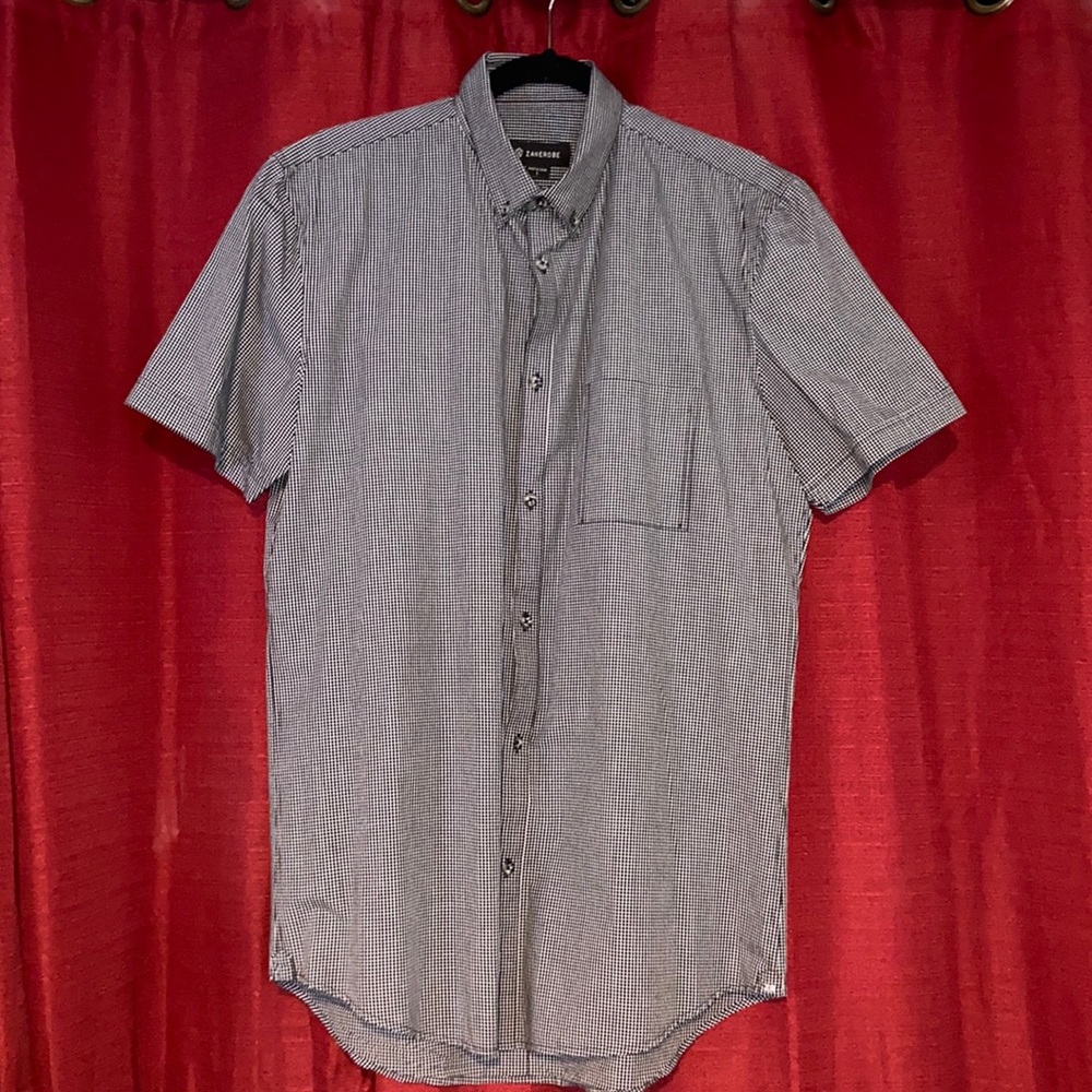 Men’s Short sleeved Large casual dress shirt